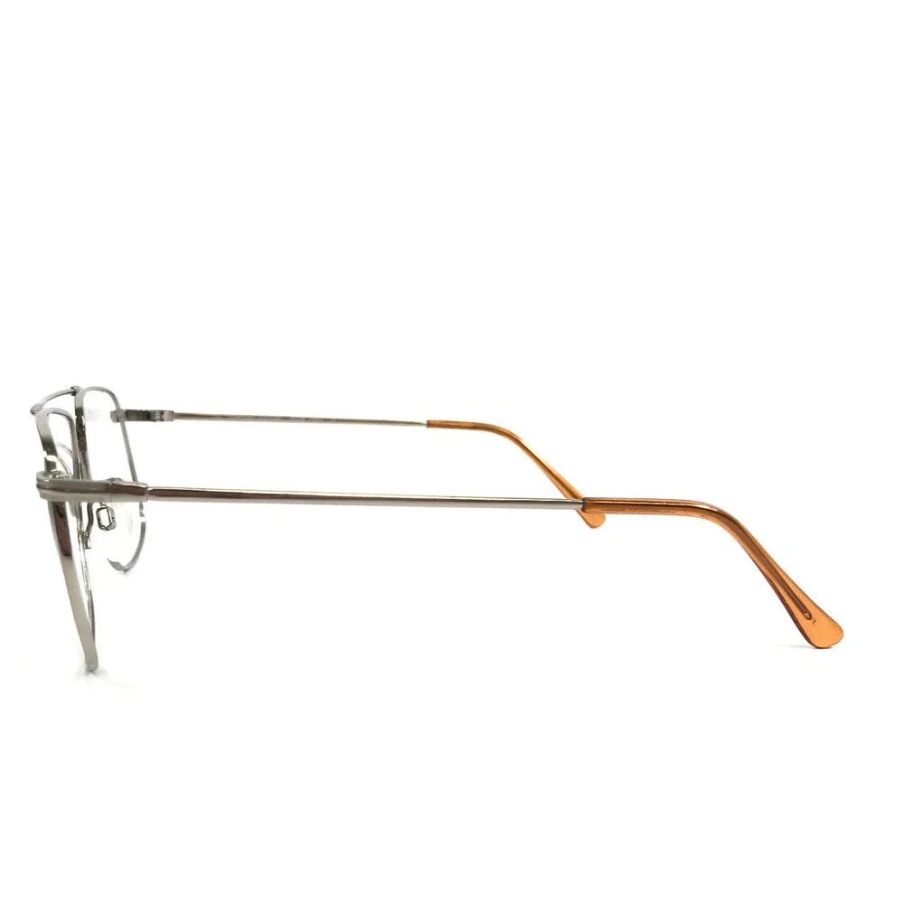 Autoflex by Flexon Eyeglasses Frames 10 NATURAL Silver Wire Rim 55-16-140